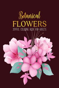 Botanical Flowers Coloring Book