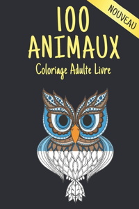 Animaux Adulte Livre Coloriage