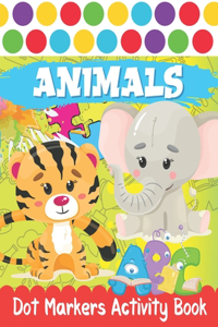 Dot Markers Activity Book ABC Animals