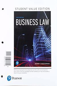 Business Law, Student Value Edition Plus Mylab Business Law with Pearson Etext -- Access Card Package