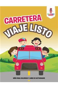 Carretera Viaje Niño Para Colorear Y Libro De Actividades