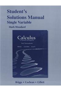Student Solutions Manual for Calculus for Scientists and Engineers