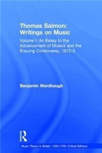 Thomas Salmon: Writings on Music