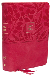NKJV, End-of-Verse Reference Bible, Compact, Leathersoft, Pink, Red Letter, Comfort Print