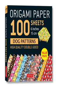 Origami Paper 100 Sheets Dog Patterns 6 (15 CM)