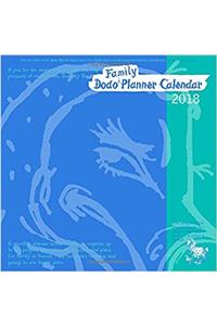 Dodo Family Planner Calendar 2018 - Month to View with 5 Daily Columns