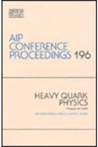 Heavy Quark Physics,