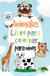 Libro para colorear de animales para niños
