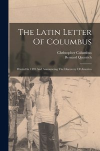 Latin Letter Of Columbus