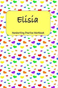 Elisia - Handwriting Practice Workbook