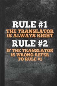 Rule 1 the Translator Is Always Right