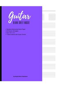 Guitar Blank Sheet Music