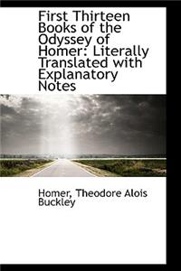 First Thirteen Books of the Odyssey of Homer