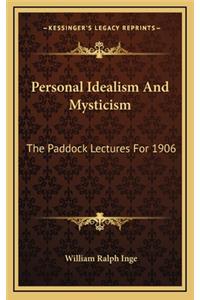 Personal Idealism and Mysticism