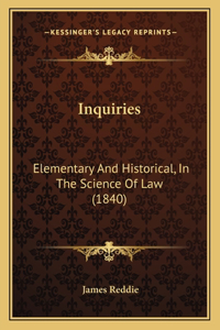 Inquiries