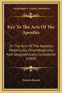 Key to the Acts of the Apostles