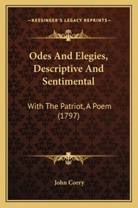 Odes And Elegies, Descriptive And Sentimental
