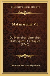 Matanasiana V1