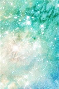Painted Galaxy Composition Notebook - Small Ruled Notebook - 6x9 Lined Notebook (Softcover Journal / Notebook / Diary)