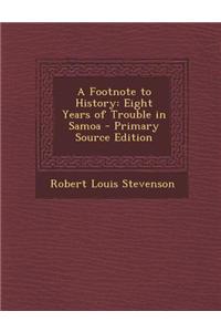 A Footnote to History