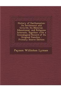 History of Easthampton