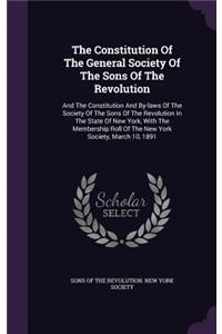 Constitution Of The General Society Of The Sons Of The Revolution
