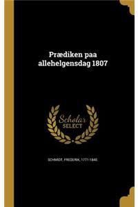 Praediken Paa Allehelgensdag 1807