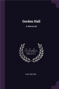 Gordon Hall
