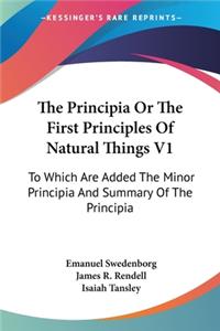 Principia Or The First Principles Of Natural Things V1