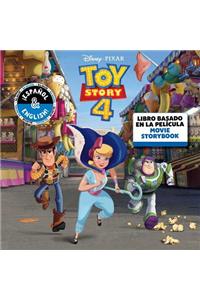 Disney/Pixar Toy Story 4: Movie Storybook / Libro Basado En La Película (English-Spanish)