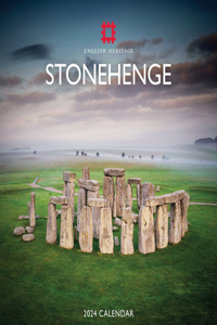English Heritage Stonehenge Square Wall Calendar 2024