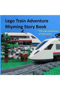Lego train adventure rhyming story book