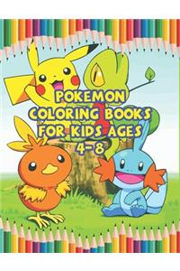 Pokemon Coloring Books For Kids Ages 4-8
