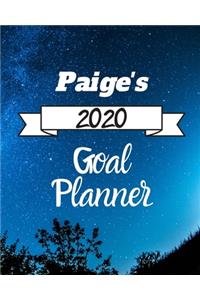 Paige's 2020 Goal Planner