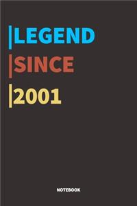 Legend Since 2001 Notebook