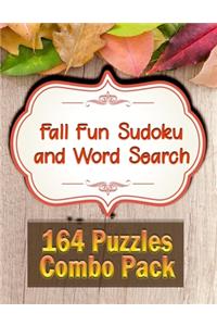 Fall Fun Sudoku and Word Search