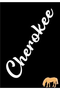 Cherokee Horse Journal