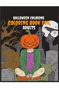 Halloween Coloring Coloring book for Adult