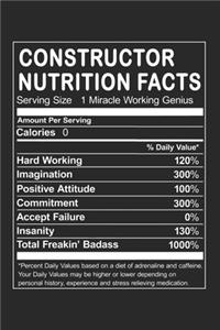 Constructor Nutrition Facts