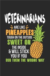 Veterinarians Are Like Pineapples. Tough On The Outside Sweet On The Inside