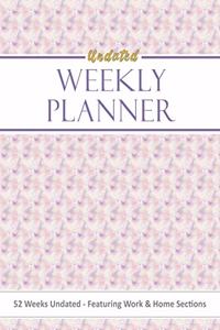 Undated Weekly Planner