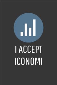 I Accept Iconomi Notebook