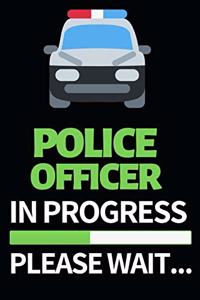 Police Officer In Progress Please Wait