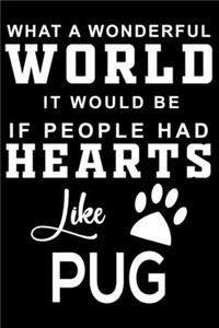 What a wonderful World it would be if people had hearts like Pug