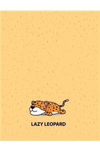 Lazy leopard