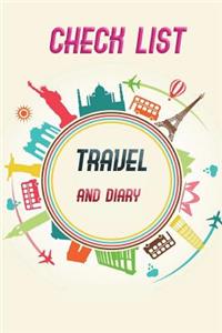 Check List Travel and Diary