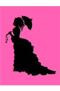 Lady with Parasol Notebook Journal