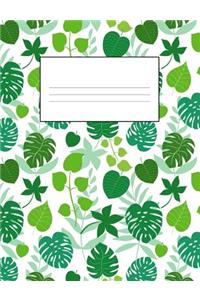 Tropical Hawaiian Leaves School Supplies