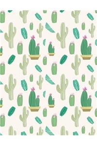 Cactus Planner and Journal Cacti Notebook