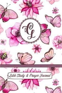 Monogram Bible Study & Prayer Journal - Letter G